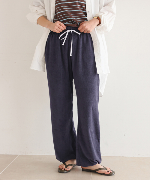 ONIT(オニット)の「《追加2》Plus by ONIT/オニット SLOBE別注 2way パイルパンツ(その他パンツ・レディース・ネイビー・FREE)」の21枚目の写真
