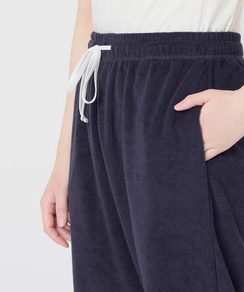 ONIT(オニット)の「《追加2》Plus by ONIT/オニット SLOBE別注 2way パイルパンツ(その他パンツ・レディース・ネイビー・FREE)」の8枚目の写真
