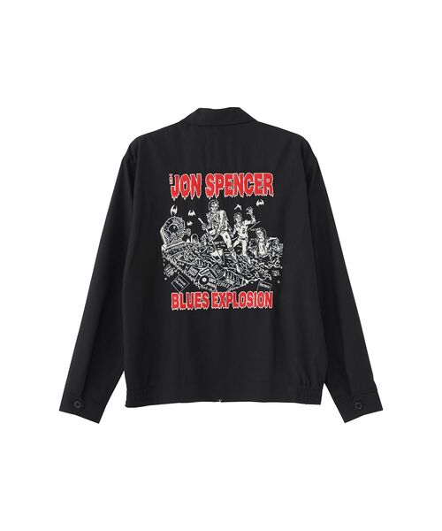 HYSTERIC GLAMOUR(ヒステリックグラマー)の「JON SPENCER/JUKEBOX EXPROSION刺繍 ジップアップジャケット(その他アウター・メンズ・ブラック・X-LARGE/LARGE/MEDIUM/SMALL)」の2枚目の写真