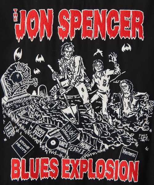 HYSTERIC GLAMOUR(ヒステリックグラマー)の「JON SPENCER/JUKEBOX EXPROSION刺繍 ジップアップジャケット(その他アウター・メンズ・ブラック・X-LARGE/LARGE/MEDIUM/SMALL)」の4枚目の写真