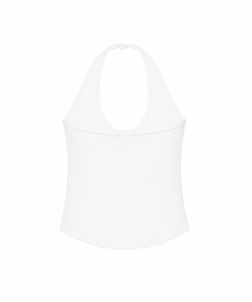 NICK&NICOLE(ニックアンドニコール)の「DEEP HALTER TOP_IVORY(Tシャツ/カットソー・レディース・その他・FREE)」の2枚目の写真