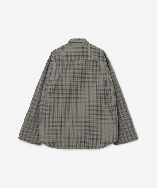 GYMPHLEX(ジムフレックス)の「Gymphlex | タイプライター レギュラーカラーシャツ CHECK MEN(シャツ/ブラウス・メンズ・ブラウン系その他・L/M)」の3枚目の写真