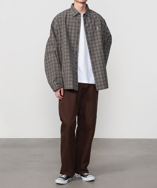 GYMPHLEX(ジムフレックス)の「Gymphlex | タイプライター レギュラーカラーシャツ CHECK MEN(シャツ/ブラウス・メンズ・ブラウン系その他・L/M)」の14枚目の写真