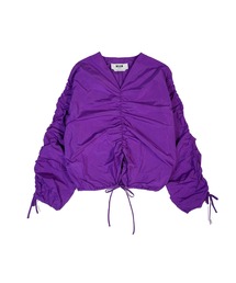 MSGM（エムエスジーエム）の「クリスプタフタ シャーリングブラウス（シャツ/ブラウス）」