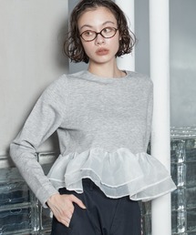 【2026秋冬新作】Sheer Peplum Long Sleeve|シアーペプラムロングスリーブ