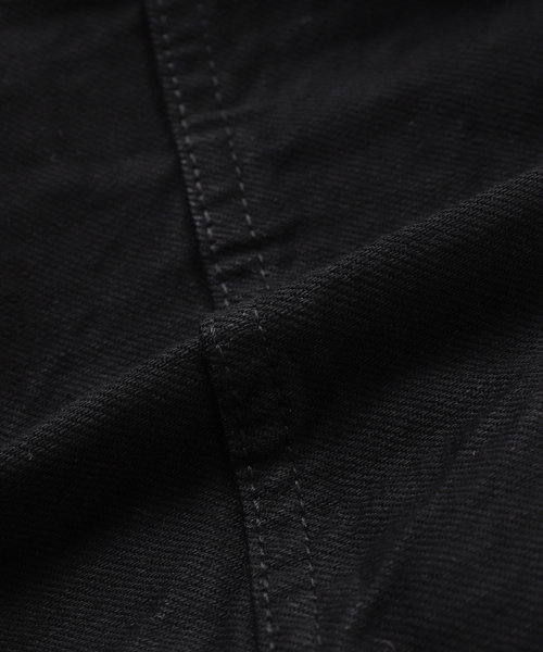 In・stru(men-tal).（インストルメンタル）の「IN STRU(MEN-TAL) / インストルメンタル ONE WASHED SELVAGE DENIM JAKET（デニムジャケット・メンズ・ブラック/ブルー・46/48）」の4枚目の写真