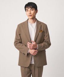 A+ リネンライク 2B リラックス セットアップ ジャケット -ストレッチ-