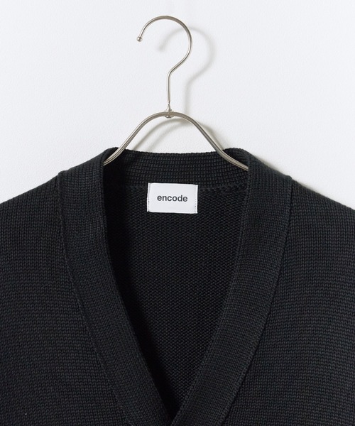 encode(エンコード)の「encode /Improved knit cardigan / code-002a 秋服 冬服(カーディガン/ボレロ・メンズ・ブラック・M/L)」の2枚目の写真