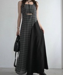 WILLFULLY | asymmetry panel waist cutout OP(ワンピース)