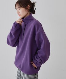 ハーフジップ」に該当するパープル/紫色系のファッション通販 - ZOZOTOWN