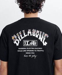 BILLABONG メンズ RE-ISSUE ARCH Tシャツ【OVER FIT】【江ノ電×BILLABONG】【2026年秋冬モデル】/ビラボン半袖バックプリントTシャツ