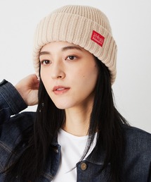 MOONBAT（ムーンバット）の「Manhattan Portage ロゴ リブニットワッチ（ニットキャップ/ビーニー）」