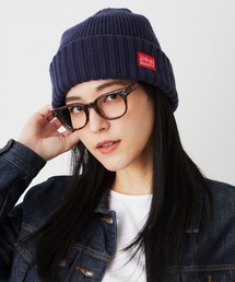 MOONBAT（ムーンバット）の「Manhattan Portage ロゴ リブニットワッチ（ニットキャップ/ビーニー）」