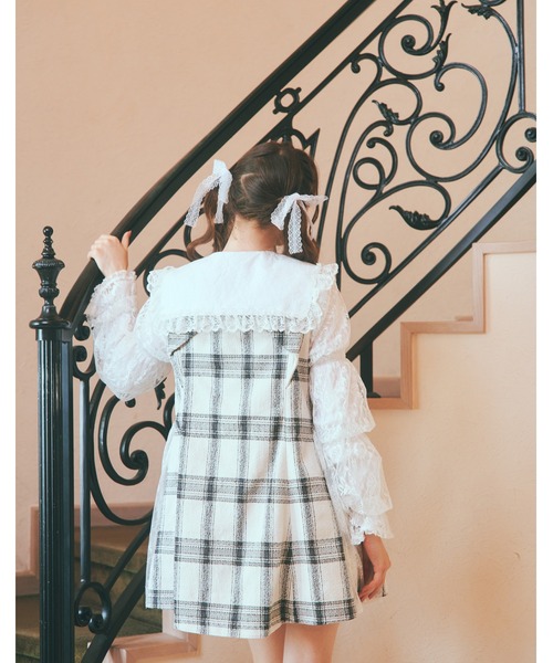 mellfy memory(メルフィーメモリー)の「Melty sailor lace blouse(シャツ/ブラウス・レディース・ピンク/ホワイト・FREE)」の13枚目の写真