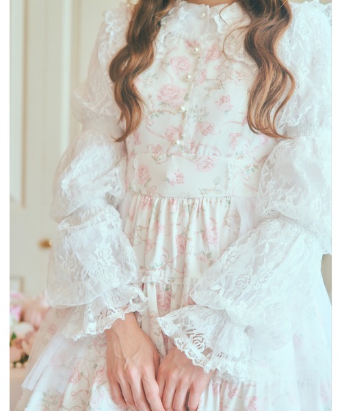 mellfy memory(メルフィーメモリー)の「Melty sailor lace blouse(シャツ/ブラウス・レディース・ピンク/ホワイト・FREE)」の9枚目の写真