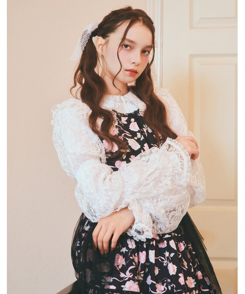 mellfy memory(メルフィーメモリー)の「Melty sailor lace blouse(シャツ/ブラウス・レディース・ピンク/ホワイト・FREE)」の14枚目の写真