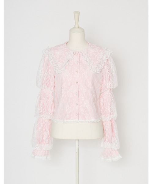 mellfy memory(メルフィーメモリー)の「Melty sailor lace blouse(シャツ/ブラウス・レディース・ピンク/ホワイト・FREE)」の17枚目の写真