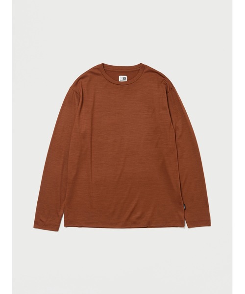karrimor(カリマー)の「BISHU merino L/S T W's(Tシャツ/カットソー・レディース・ブラック/オレンジ・M/S)」の1枚目の写真