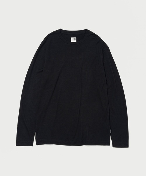 karrimor(カリマー)の「BISHU merino L/S T W's(Tシャツ/カットソー・レディース・ブラック/オレンジ・M/S)」の2枚目の写真