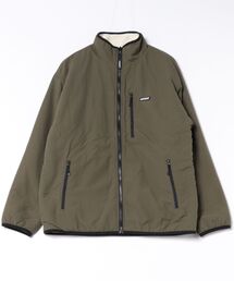 GERRY（ジェリー）の「GEERY / ジェリー ナイロン × ソフトボア リバーシブル スタンドカラージャケット 撥水 UVカット 2WAY フリースブルゾン（その他アウター）」