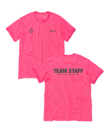 [AIR STREAM] チームスタッフ トレーニング半袖Tシャツ (ピンク)
