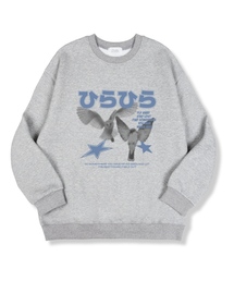 ネバービン オーバーサイズ 特殊裏毛 スウェットTシャツ 4色