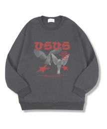 ネバービン オーバーサイズ 特殊裏毛 スウェットTシャツ 4色