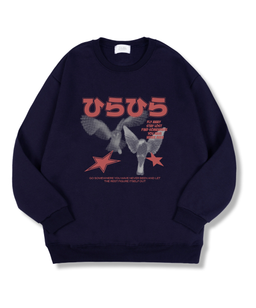 TI.GLAKE(ティーグレイク)の「ネバービン オーバーサイズ 特殊裏毛 スウェットTシャツ 4色(スウェット・レディース・ブラック/ネイビー/グレー/チャコール・MEDIUM/LARGE/X-LARGE/XX-LARGE)」の6枚目の写真