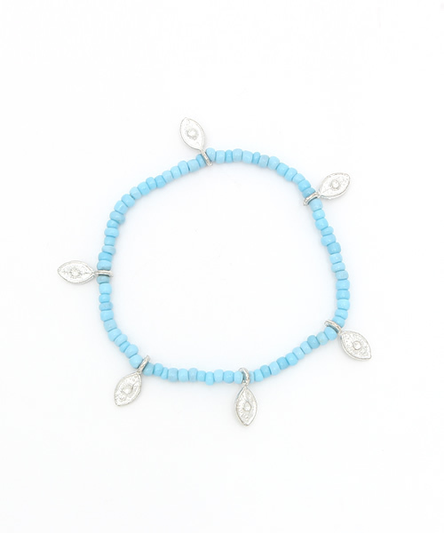 チャイハネ（チャイハネ）の「【チャイハネ】トライアングルセットブレスレット（ブレスレット・レディース・ブルー/ターコイズブルー・FREE）」の5枚目の写真