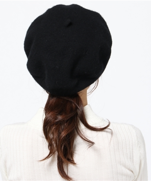 RODE SKO（ロデスコ）の「RODE SKO プレーンベレー（ハンチング/ベレー帽・レディース・チャコールグレー/キャメル/ブラウン/オリーブ/モカ/ブラック・FREE）」の8枚目の写真