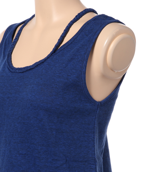 チャイハネ（チャイハネ）の「【チャイハネ】yul フリンジタンクトップ（タンクトップ・レディース・イエロー/ブルー/ホワイト・FREE）」の6枚目の写真