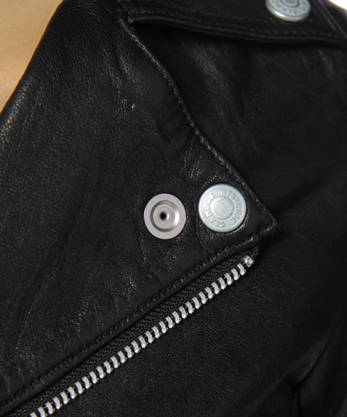 HYSTERIC GLAMOUR（ヒステリックグラマー）の「ラムレザー7分袖ダブル