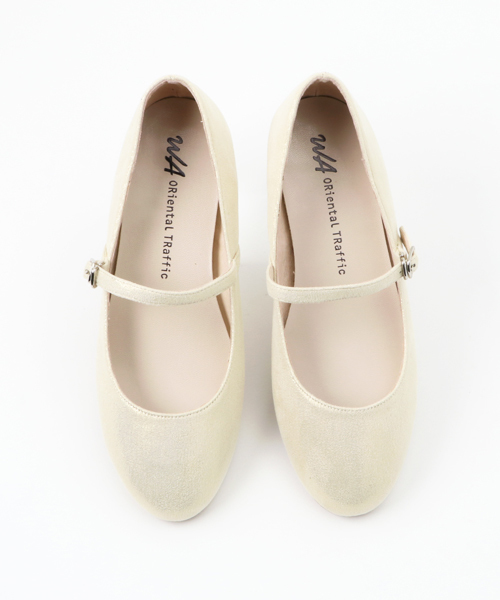 WA ORiental TRaffic（ダブルエーオリエンタルトラフィック）の「春夏新作★ラウンドトゥパンプス★7608（パンプス・レディース・ゴールド/グレー/ブラック・35/38/42/37/36/41/40/34/39）」の7枚目の写真