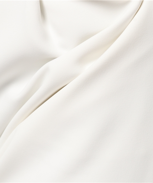 un dix cors（アンディコール）の「ダブルクロスイージーパンツ（スラックス・レディース・ライトベージュ/ホワイト/ライトグレー/ネイビー・38/36）」の5枚目の写真