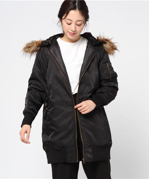 DISEL ディーゼルMA-1 ファー付きジャケット ブルゾン ファー