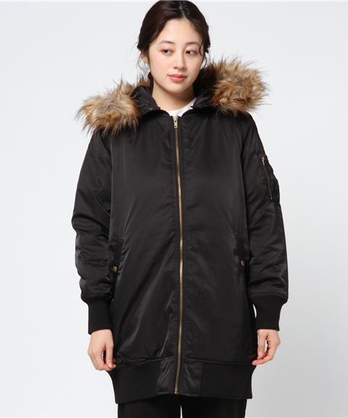 LATINA（ラティーナ）の「ファーフード付中綿ロングMA1（MA-1）」 - WEAR