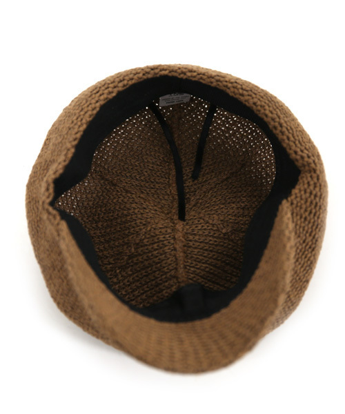 amorous insense（アモラスインセンス）の「[通気性抜群]ペーパーキャスケット（キャスケット・レディース・ブラック/ベージュ系その他/ベージュ・ﾌﾘ-）」の11枚目の写真