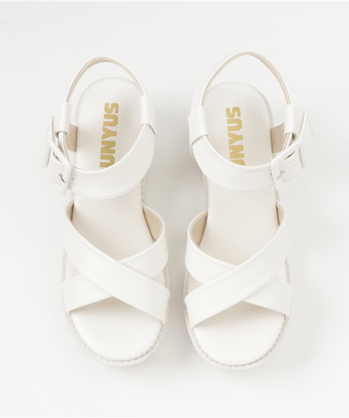 PUNYUS（プニュズ）の「クロスベルトサンダル（サンダル・レディース・ブラック/ホワイト・4/3/2/1）」の9枚目の写真