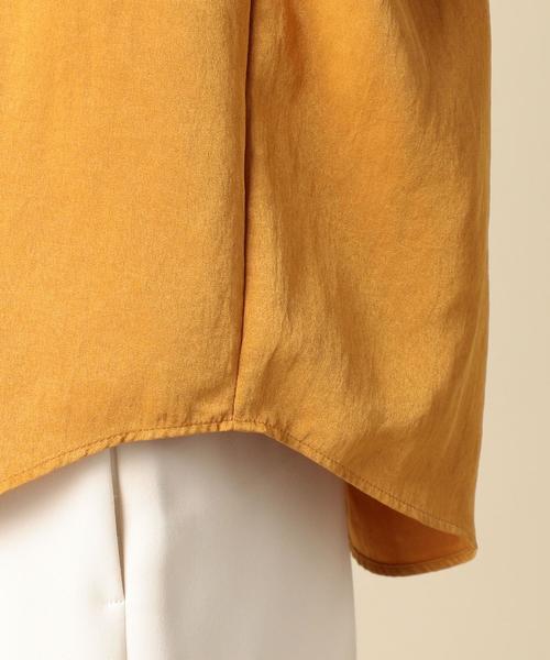 BEAUTY&YOUTH UNITED ARROWS（ビューティーアンドユースユナイテッドアローズ）の「BY デシンフリルスリーブブラウス ◆（シャツ/ブラウス・レディース・オフホワイト/ベージュ/イエロー・FREE）」の13枚目の写真