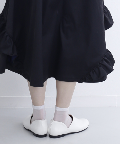 merlot plus(メルロープリュス)の「サイドカットローファー000-9489(パンプス・レディース・ブラック/ブラウン/レッド/キャメル/ホワイト・LL/S/M/L)」の8枚目の写真