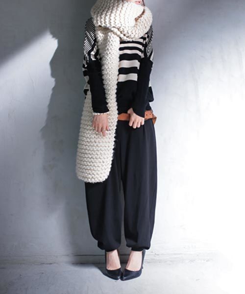 antiqua(アンティカ)の「デザインパンツ(その他パンツ・レディース・ブラック・FREE)」の5枚目の写真