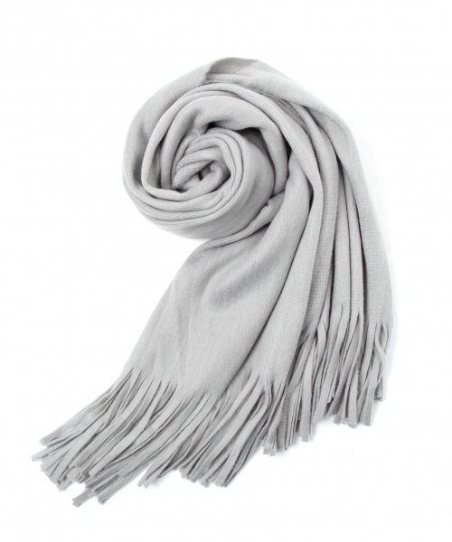 laboratory work（ラボラトリーワーク）の「ボリュームフリンジストール（ストール/ショール・レディース・レッド/ライトグレー/ブラック/ベージュ系その他・FREE）」の3枚目の写真