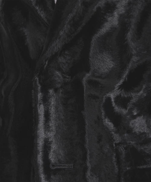 m's braque(エムズブラック)の「<m''''s braque(エムズ ブラック)> FAKE FUR S2B JKT ◆(テーラードジャケット・メンズ・ブラック・38)」の9枚目の写真