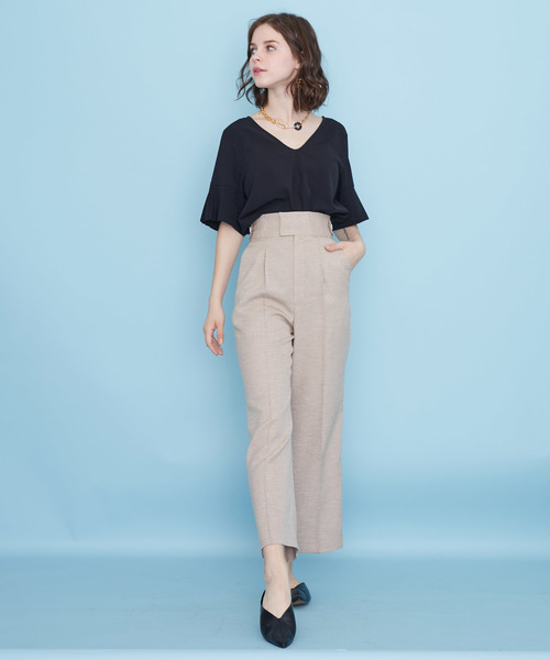 UNITED TOKYO（ユナイテッドトウキョウ）の「プリーツスリーブブラウス（シャツ/ブラウス・レディース・ホワイト/パープル/グレー/ベージュ/ブラック・1）」の12枚目の写真