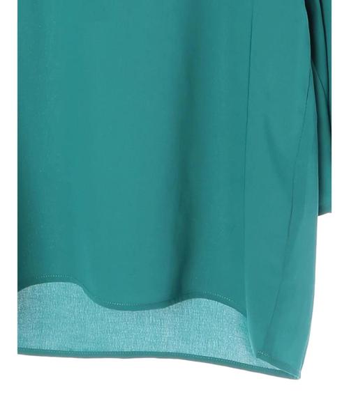 earth music&ecology（アースミュージックアンドエコロジー）の「とろみフレアー袖ブラウス（シャツ/ブラウス・レディース・ピンク/ドット/ライトグレー/グリーン/ストライプ/オフホワイト・FREE）」の16枚目の写真