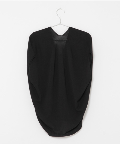 laboratory work（ラボラトリーワーク）の「コクーンホールガーメントVネックニットプルオーバー（ニット/セーター・レディース・ホワイト/ブラック/オレンジ・MEDIUM）」の11枚目の写真