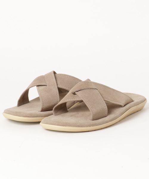 ISLAND SLIPPER（アイランドスリッパ）の「【ISLAND SLIPPER/アイランドスリッパ】CROSS サンダル PT223（サンダル・メンズ・ネイビー/グレイッシュベージュ・8/9）」の2枚目の写真