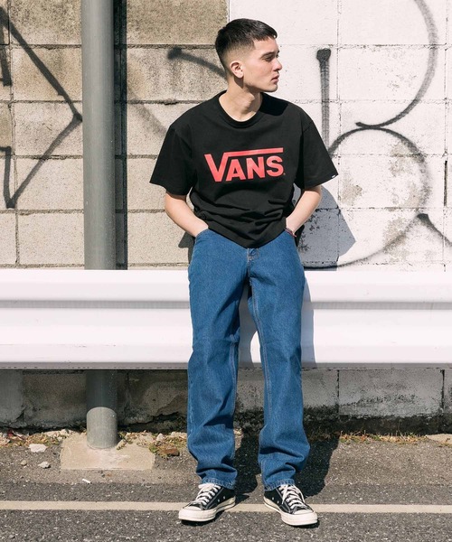 VANS(バンズ)の「VANS/ヴァンズ Classic Logo S/S T-shirts 半袖Tシャツ(Tシャツ/カットソー・メンズ・ホワイト/ブラック/ホワイト系その他/ホワイト×レッド/グリーン/ブラック×レッド/ホワイト×パープル/ベージュ・XL/M/L/S)」の10枚目の写真