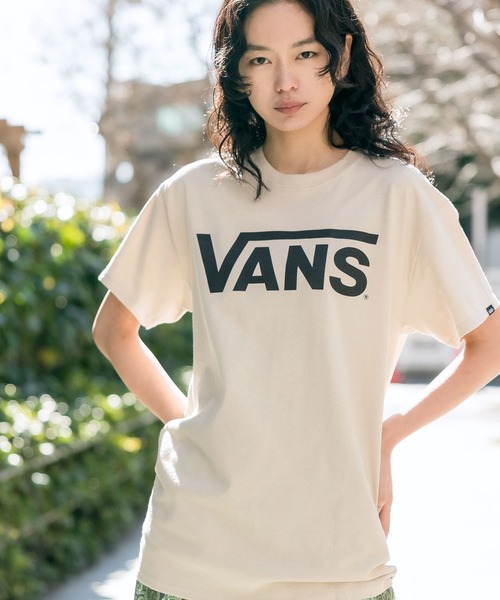 VANS(バンズ)の「VANS/ヴァンズ Classic Logo S/S T-shirts 半袖Tシャツ(Tシャツ/カットソー・メンズ・ホワイト/ブラック/ホワイト系その他/ホワイト×レッド/グリーン/ブラック×レッド/ホワイト×パープル/ベージュ・XL/M/L/S)」の16枚目の写真