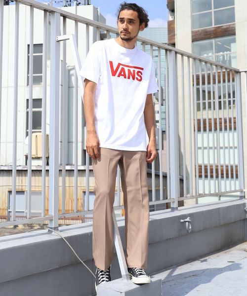VANS(バンズ)の「VANS/ヴァンズ Classic Logo S/S T-shirts 半袖Tシャツ(Tシャツ/カットソー・メンズ・ホワイト/ブラック/ホワイト系その他/ホワイト×レッド/グリーン/ブラック×レッド/ホワイト×パープル/ベージュ・XL/M/L/S)」の18枚目の写真